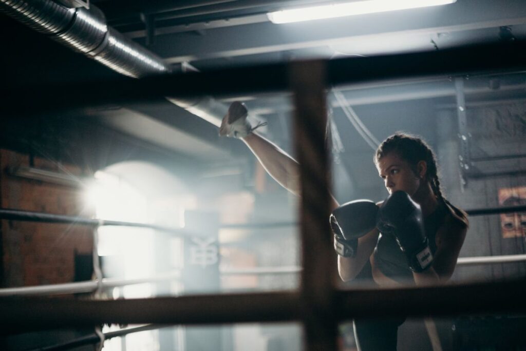 Girl Kicking