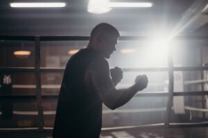 Guy Shadowboxing